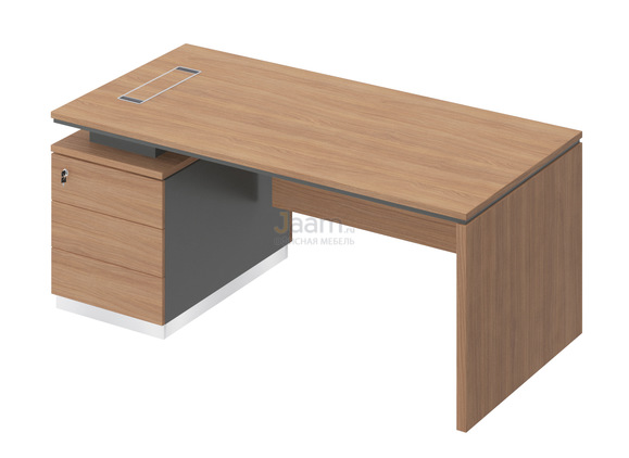 Кабинет руководителя Стол на опорной тумбе левый СИ 109л