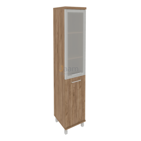 Кабинет руководителя Офисный шкаф высокий узкий левый KSU-1.2 Л