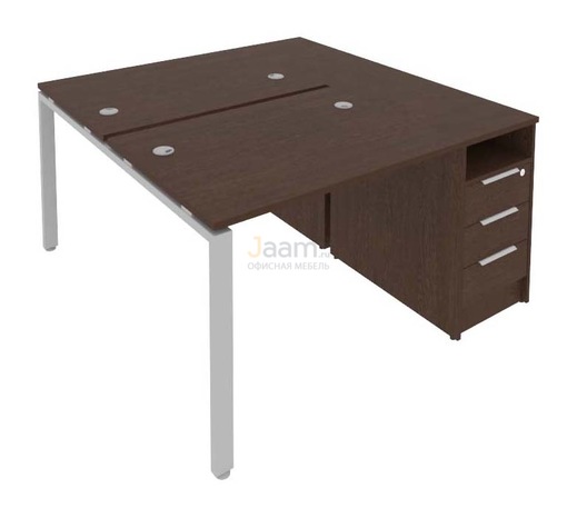 Мебель для персонала Рабочая станция с опорной тумбой Б.РС-СТП-2.1