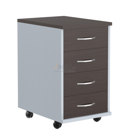 Мебель для персонала Офисная тумба подкатная 4 ящ. ТМ-4