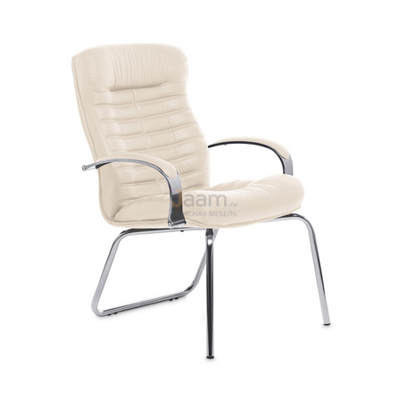 Кресло ORION CHROME D кожа+кож.зам.