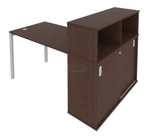 Мебель для персонала Стол письменный с опорным шкафом-купе Б.РС-СШК-3.2