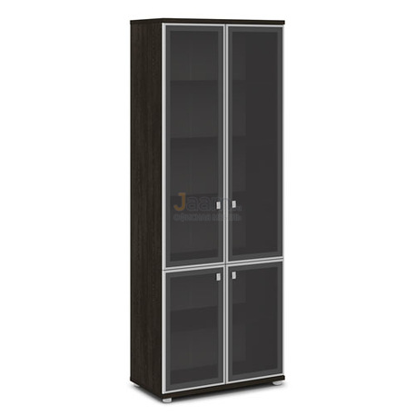 Мебель для персонала Шкаф со стеклом в алюминиевом профиле V-612