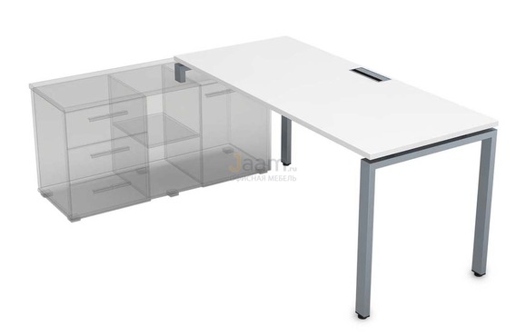 Мебель для персонала Стол для крепления на тумбу левый СТЛ-П.989