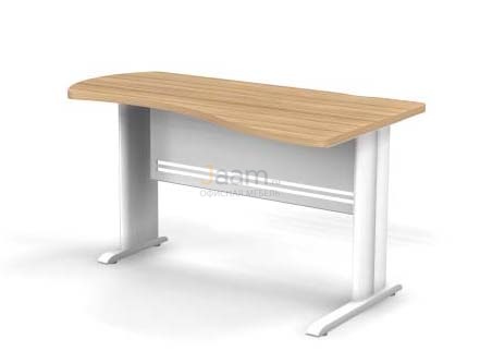 Мебель для персонала Стол асимметричный правый на L-образном каркасе B114/1