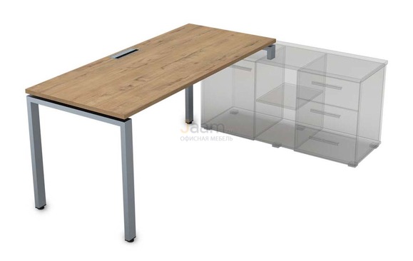 Мебель для персонала Стол для крепления на тумбу правый СТП-П.996