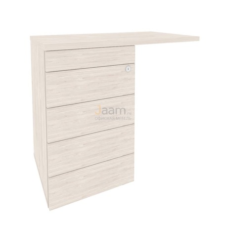 Мебель для персонала Офисная тумба приставная универсальная O.TPU-4 TIP