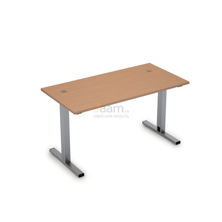 Мебель для персонала Стол рабочий прямолинейный с кабель-каналом (T-образная опора) 2МТК.088