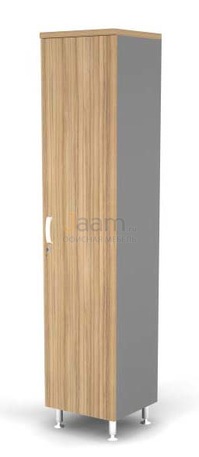 Мебель для персонала Гардероб с крючками, глухая R-дверь BR84.0505