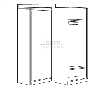 Мебель для гостиниц Гардероб с воротником R5705V