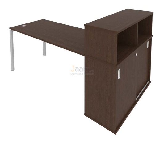 Мебель для персонала Стол письменный с опорным шкафом-купе Б.РС-СШК-3.4
