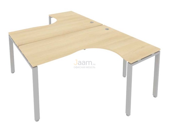 Мебель для персонала Рабочая станция криволинейная Б.РАС-СА-2.4