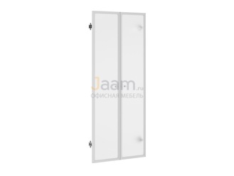 Кабинет руководителя Двери стеклянные в алюминиевой раме низкие EDV411