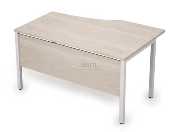 Мебель для персонала Стол криволинейный с экраном из ДСП левый 6МД.022