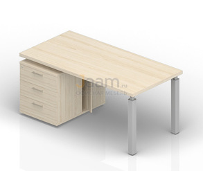 Кабинет руководителя Стол на опорной тумбе левый BL180T3G
