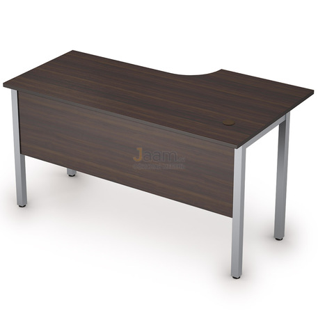 Мебель для персонала Стол криволинейный на металлических опорах левый 2МД.142