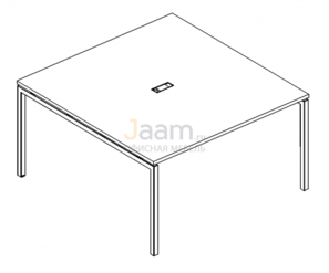 Стол для переговоров Стол для переговоров на металлокаркасе DUE Б2 133 БП