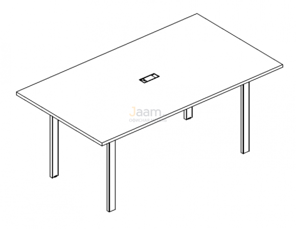 Стол Стол для переговоров на металлокаркасе UNO Б1 124 БП