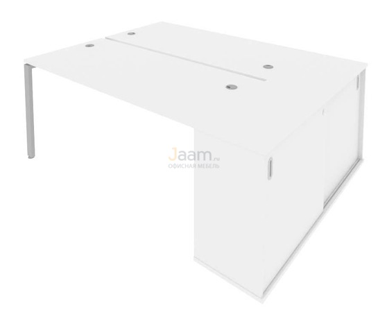 Мебель для персонала Рабочая станция с опорным шкафом-купе Б.РС-СШК-1.4