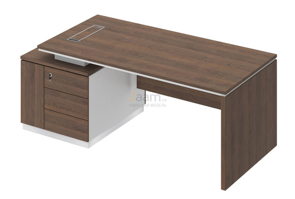 Кабинет руководителя Стол на опорной тумбе левый СИ 111л