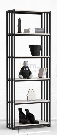 Мебель для персонала Стеллаж высокий с верт.орг. METALFRAME 3