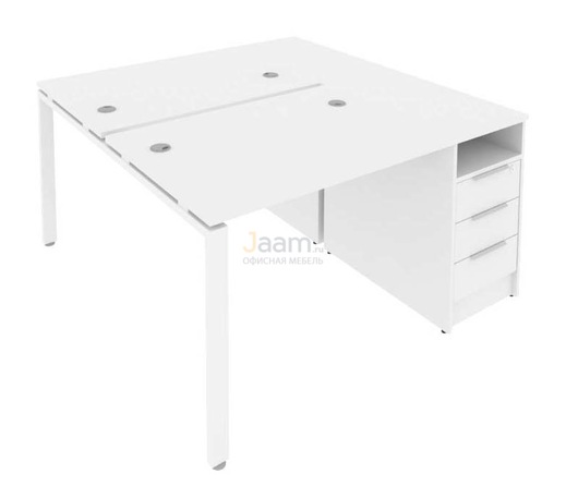 Мебель для персонала Рабочая станция с опорной тумбой Б.РС-СТП-2.1