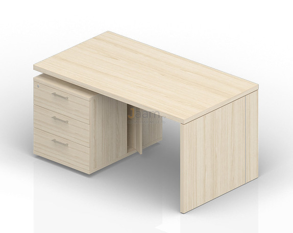 Кабинет руководителя Стол на опорной тумбе левый NR180T3G