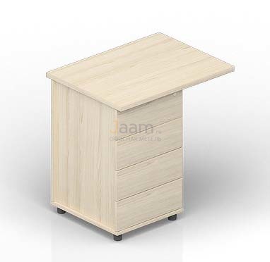 Мебель для персонала Офисная тумба приставная UDP48060