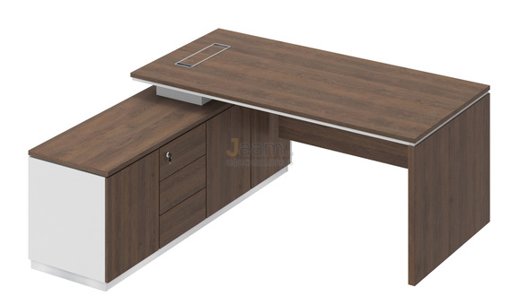 Кабинет руководителя Стол на опорной тумбе левый СИ 107л