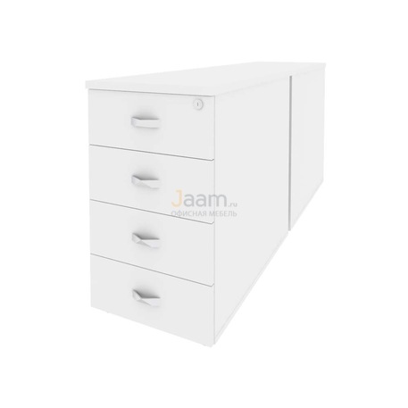 Мебель для персонала Офисная тумба приставная/опорная O.TPO-2.8