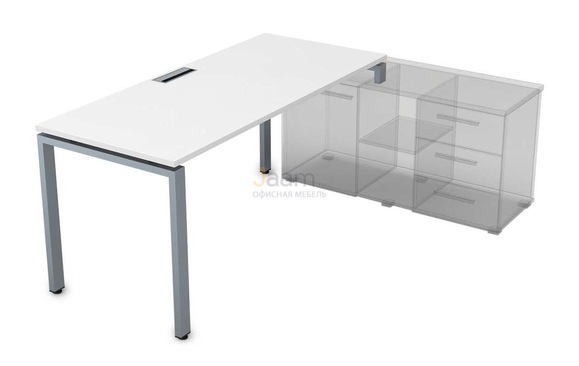 Мебель для персонала Стол для крепления на тумбу правый СТП-П.979