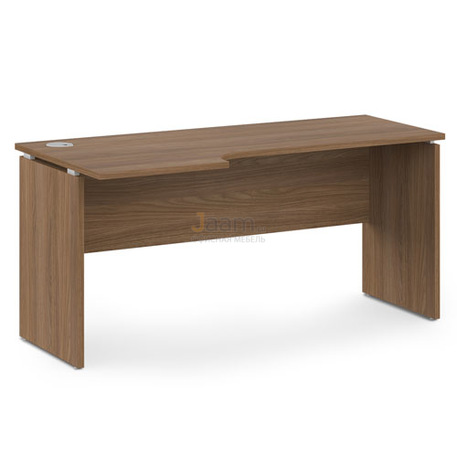 Мебель для персонала Стол письменный с заглушкой кабель-канала V-36л