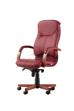 Кресло Мара/П Кожа нестандартная/база дерево