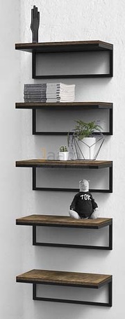 Мебель для персонала Стеллаж средний из полок METALFRAME