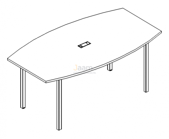 Стол Стол для переговоров на металлокаркасе DUE Б2 113 БП