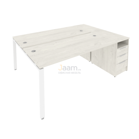 Мебель для персонала Рабочая станция с опорной тумбой Б.РС-СТП-2.4