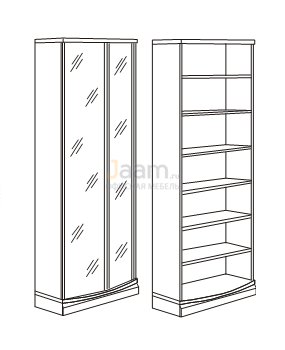 Мебель для гостиниц Офисный шкаф для книг R5603