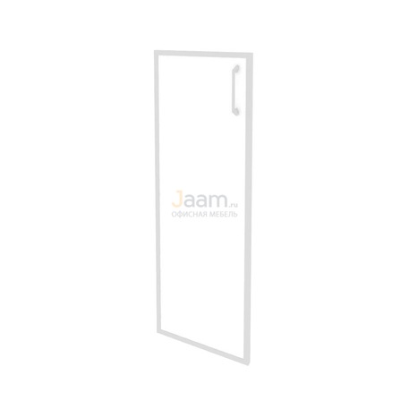 Мебель для персонала Фасад стекло в раме средний левый O.SR-2(L) white