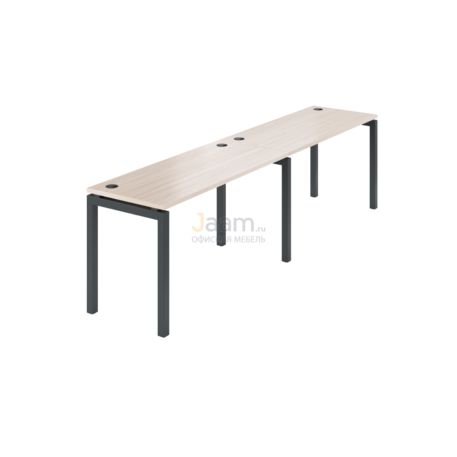 Мебель для персонала Бенч линейный на 2 рабочих места АМБЛ-003.60-2