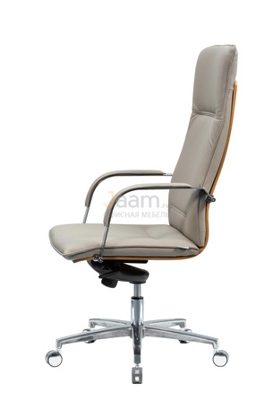 Кресло Берлин/П Люкс Кожа нестандартная/база алюминий