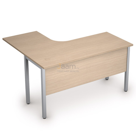 Мебель для персонала Стол криволинейный на металлических опорах правый 2МД.131