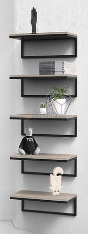 Мебель для персонала Стеллаж средний из полок METALFRAME OAK