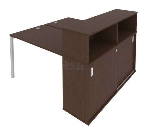 Мебель для персонала Рабочая станция с опорным шкафом-купе Б.РС-СШК-2.2