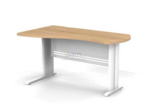 Мебель для персонала Стол асимметричный левый на L-образном каркасе B117/1