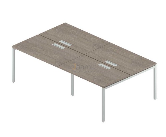 Мебель для персонала Двойная группа сдвоенных столов с люком RP-1.1(x4)+F-59