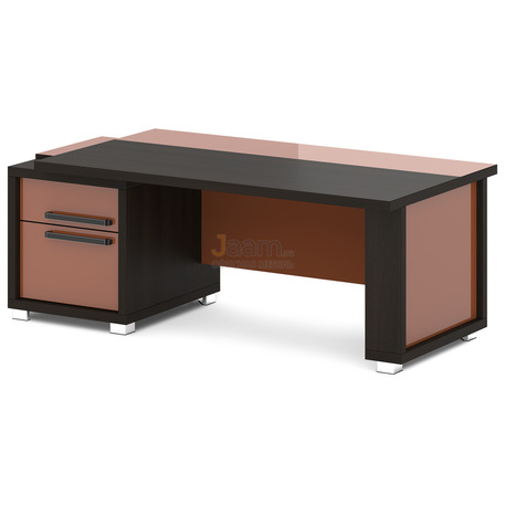 Кабинет руководителя Стол руководителя с одной тумбой L-114пр/л