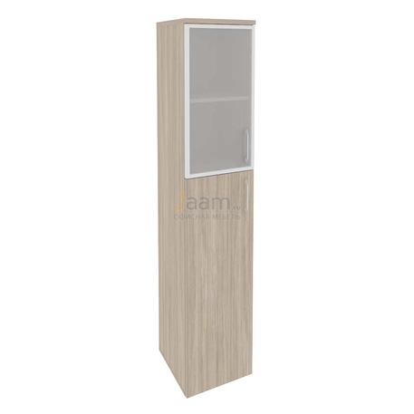 Мебель для персонала Офисный шкаф высокий узкий левый O.SU-1.7R(L)