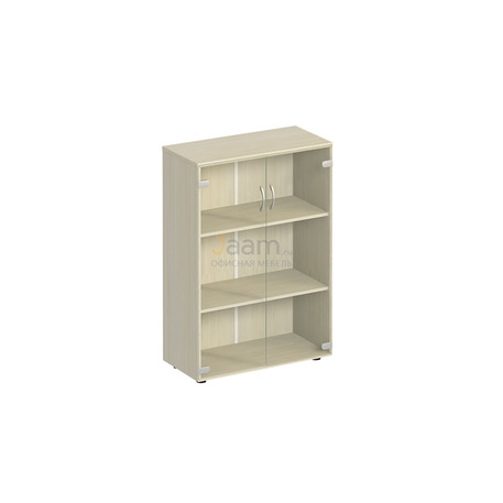 Мебель для персонала Офисный шкаф для документов с прозрачным стеклом К 366