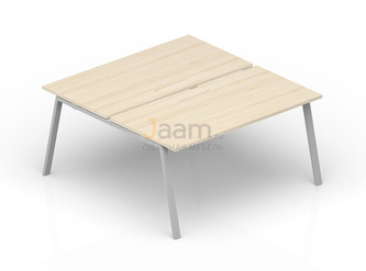 Мебель для персонала Составной стол на 2 рабочих места (меламиновые аутлеты) AR2TM148