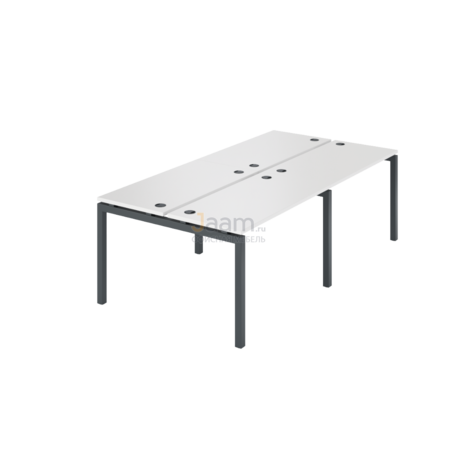 Мебель для персонала Бенч двойной на 4 рабочих места АМБ-002.60-4